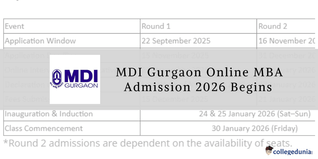 MDI Gurgaon Online MBA Admission 2026 Begins; Apply Before December 31
